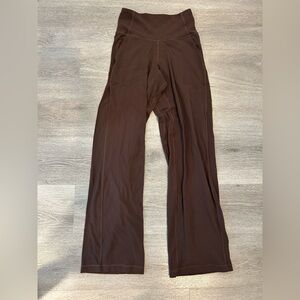 lululemon athletica Chocolate Wide Leg Pants